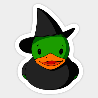 Wicked Witch Rubber Duck Sticker